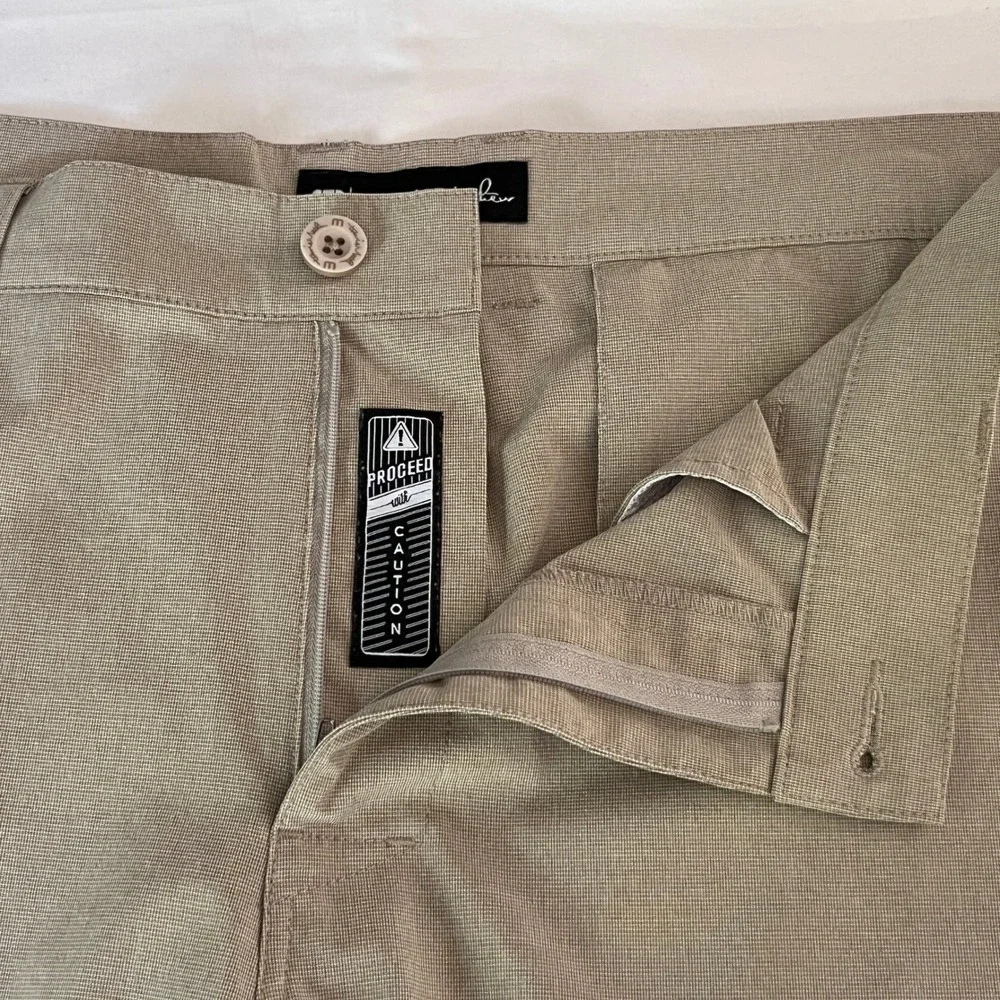 Travis Mathew Mens Shorts Hybrid Casual Golf Walking‎ Everyday Tan